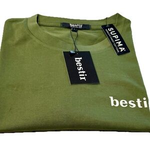 bestir designer Olive Green Supima Cotton T-Shirt. Quality over everything